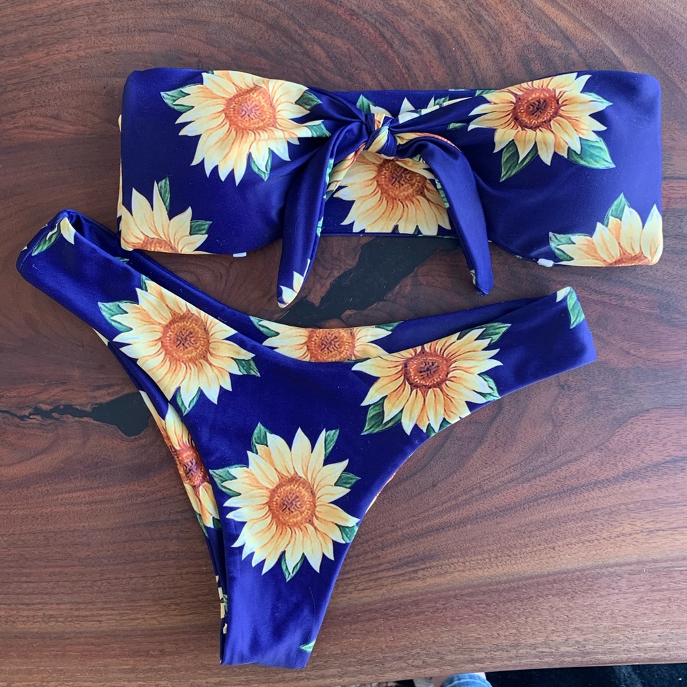 Zaful sunflower bikini Set - Picture 5 of 5